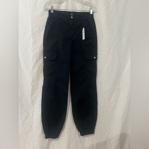 Garage Cargo Jogger Pants Womens
XS Black Tapered Activewear Casual